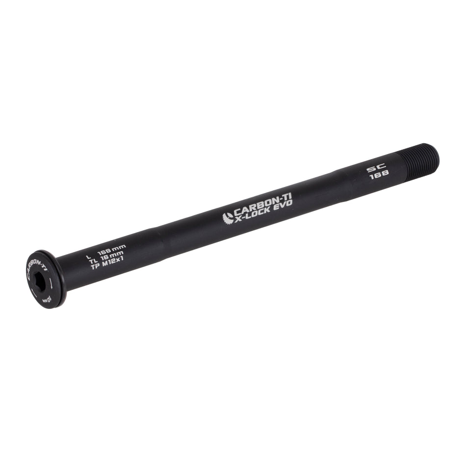 Asse Passante ruota X-Lock EVO 12x1.0 (168 mm) Nero
