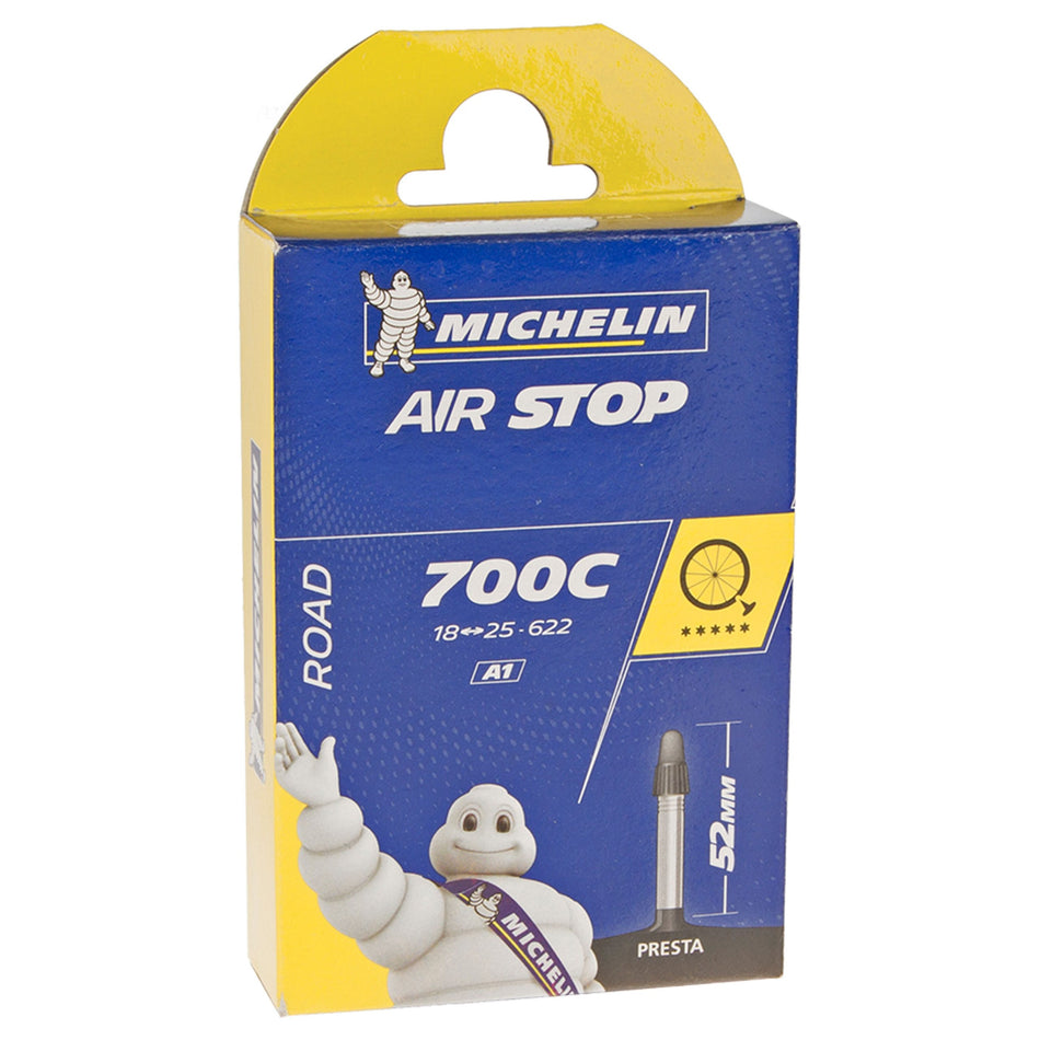Michelin Air Stop A1 Schlauch 700x18/25 Presta Ventil 52mm