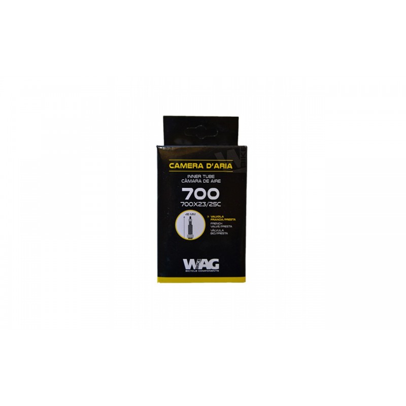 Chambre à air WAG 700x23/25 valve française 48mm